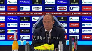 ALLEGRI post LazioJuve 21 conferenza stampa quotHo tanta voglia di tornare a vincerequot Coppa Italia [upl. by Bonine]