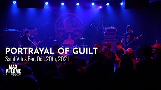 PORTRAYAL OF GUILT live at Saint Vitus Bar Oct 20th 2021 FULL SET [upl. by Grote]