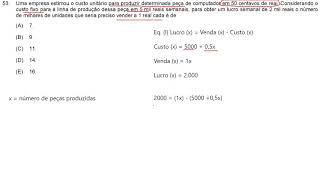 FCC 2019  Sefaz BA  Auditor Fiscal  Tecnologia da Informação Q53 [upl. by Eiuqram]