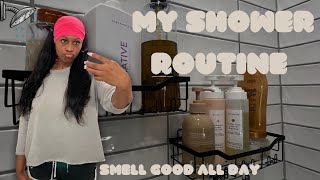 VLOGMAS DAY 23 MY SHOWER ROUTINE How to SMELL good ALL DAY🌸 [upl. by Nnyled215]