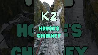 K2  The DANGEROUS Climb at House’s Chimney k2 karakoram climbing [upl. by Finegan]