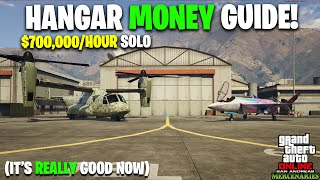 HANGAR MONEY GUIDE Up to 700kHour SOLO  GTA Online Hangar Business Guide 2024 [upl. by Fein24]