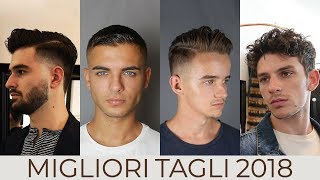 MIGLIORI TAGLI DI CAPELLI PER UOMO  Tendenze Capelli Uomo [upl. by Linn809]