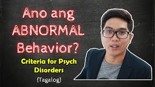 ABNORMAL PSYCH Lecture  What is Abnormal Behavior  4Ds  Taglish [upl. by Poole769]