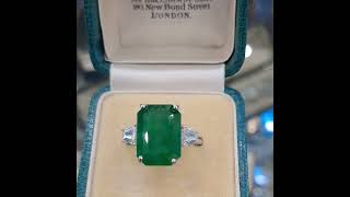 ER171 Vibrant vintage emerald ring [upl. by Oslec899]