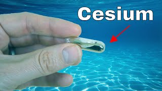 Opening a Vial of Cesium Underwater [upl. by Eilliw]