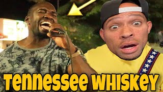 When Someone Requests Tennessee Whiskey and This Singer Steals The Show 1st EVER REACTION AMAZING [upl. by Ndnarb]