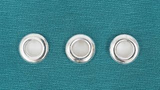 How to Insert an Eyelet in Fabric [upl. by Nyra828]