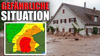 Die schwere Hochwasserlage im Süden von Deutschland von 2024 [upl. by Tnirb]