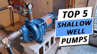 Top 5 Best Shallow Well Pumps You Can Buy Right Now 2024 [upl. by Hildegard788]