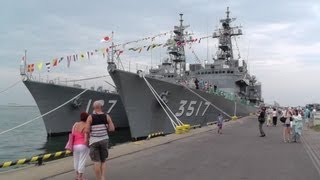 Japońska Eskadra Szkolna w Gdyni Japan Training Squadron in Gdynia 2013 [upl. by Ahsinik]