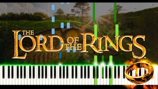 LOTR  Concerning Hobbits Piano Cover FREE MIDI [upl. by Sheets]