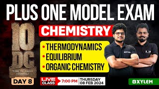 Plus One  Model Exam  Chemistry  Day 8  Xylem Plus One [upl. by Blackmun]