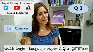 GCSE English Language  Paper 2 Section A Question 3  Edexcel [upl. by Bred]