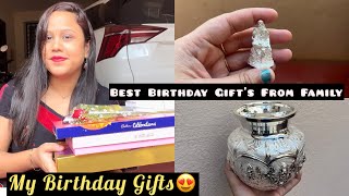 Birthday Gifts UnboxingFirst Time Silver Gifts birthdaygifts himaworld kannadavlogs youtube [upl. by Badger]