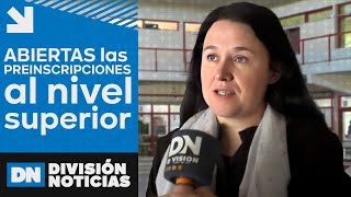 Se encuentran ABIERTAS las PREINSCRIPCIONES al nivel superior  Haydeé Riffel  DIVISIÓN NOTICIAS [upl. by Alekahs39]