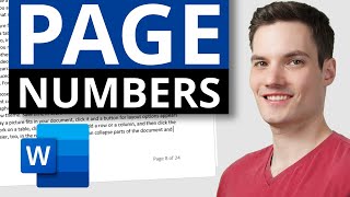 How to Add Page Numbers in Word Document [upl. by Nason]