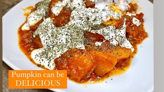 PUMPKIN BOORANI KADOO طرز تهیه برانی کدو بورانی کدو КАРРИ ИЗ ТЫКВЫ pumpkin curry AFGHANI STYLE [upl. by Hiroshi]