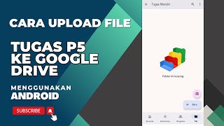 Panduan upload file tugas ke google drive [upl. by Nyllij23]