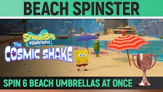 SpongeBob The Cosmic Shake  Beach Spinster 🏆 Trophy  Achievement Guide [upl. by Dilks986]