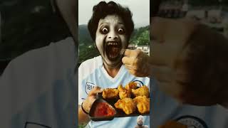 Shaitaan 👹 food masala food foodie funny comedy streetfood meghachaube trendingshorts shorts [upl. by Ahsaten]