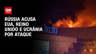 Rússia acusa EUA Reino Unido e Ucrânia por ataque  CNN PRIME TIME [upl. by Eissahc]