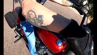 New Indian Chief 2 into 1 Exhaust  Dean Speed Havok  Full Frontal [upl. by Kaufmann]