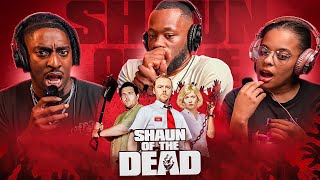 SHAUN OF THE DEAD 2004  GROUP REACTION FIRST TIME WATCHING [upl. by Tsiuqram]