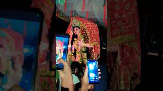 lakhimaa 🙏🌾vidayi bhojpuri song youtubeshorts visarjan viralvideo video shortsvideo shorts [upl. by Nauqat]