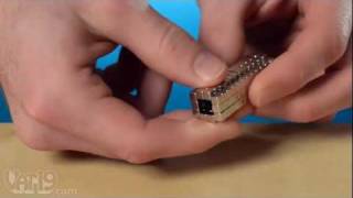 BuckyCubes Magnetic Desktoy Demonstration [upl. by Mord304]