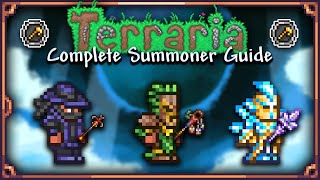 COMPLETE Summoner Guide for Terraria 1449 [upl. by Cimah]