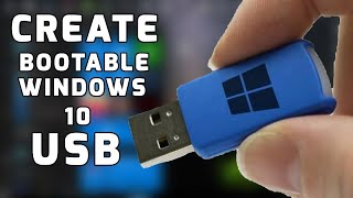 How to make bootable windows 10 USB Bootable USB windows 10 [upl. by Kcuhc]