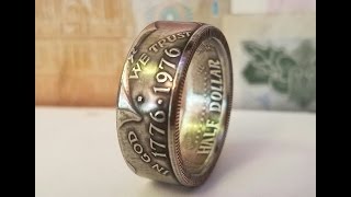 Great coin ring making tool setup and instructions for beginners [upl. by Aihtennek]