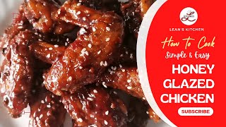 HONEY GLAZED CHICKEN  BEST CHICKEN WINGS RECIPE  QUICK AND EASY RECIPE [upl. by Ennywg]