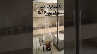 Ferric Hydroxide Sol Preparation  By Aakash Rastogi Sir [upl. by Faith]