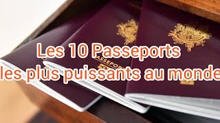 Les 10 Passeports les plus puissants au monde  Passport Ranking 2023 [upl. by Hakkeber]