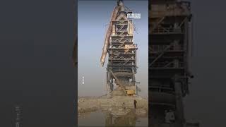 Wrecking Ball Destroys Blast Furnace in One Strike [upl. by Raouf]