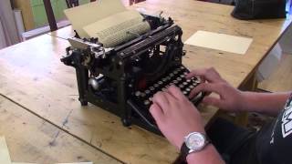 Typing Test  1911 Underwood 5 [upl. by Phylis785]