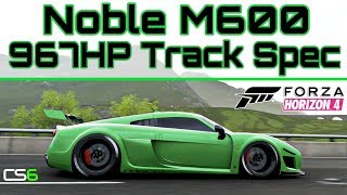 Forza Horizon 4  Noble M600 Track Spec  967 HP Tune and Race [upl. by Radburn185]