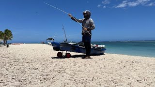 Summer is back Fishing at Le Morne Beach Mauritius 2024 [upl. by Crichton172]