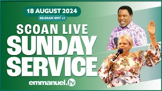 EMMANUEL TV LIVE  THE SCOAN SUNDAY LIVE SERVICE BROADCAST  18082024 tbjoshua emmanueltv scoan [upl. by Gratia]