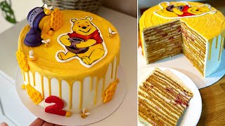 MICIMACKÓS MEDOVIK 🍯🐻  festett fondant kép egyszerűen  BebePiskóta [upl. by Zildjian955]