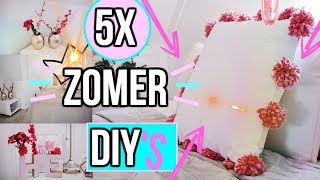 5x zomer diy slaapkamer transformatie [upl. by Hollah83]