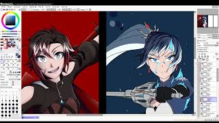 RWBY Dust Queen RWBY AU  Speedpaint 29 [upl. by Alanah]