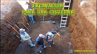 Ep 113  Excavación para una cisterna  CONSTRUCCIONES IDEALES [upl. by Wehtam]