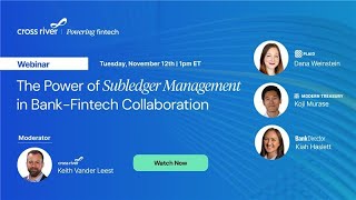 The Power of Subledger Management in BankFintech Collaboration [upl. by Adnuahsor]