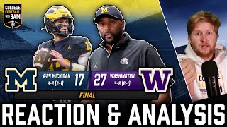 Washington ENDS Michigans Season  Michigan vs Washington Reaction amp Analysis 2024 [upl. by Ecinert635]