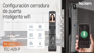 Fácil configuración de la cerradura Inteligente quotTeclamquot TECH20P [upl. by Shafer]