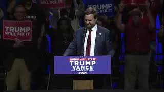 FULL VIDEO JD Vance Rally in Flint Michigan Nov 4 [upl. by Arezzini]