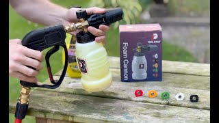 Tool Daily Foam Cannon  Amazon Product Test amp Review [upl. by Eseerehs56]